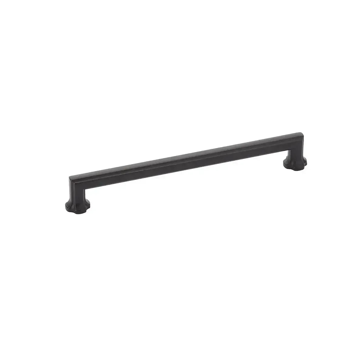 The Schaub Empire Cabinet Pull in Matte Black finish.