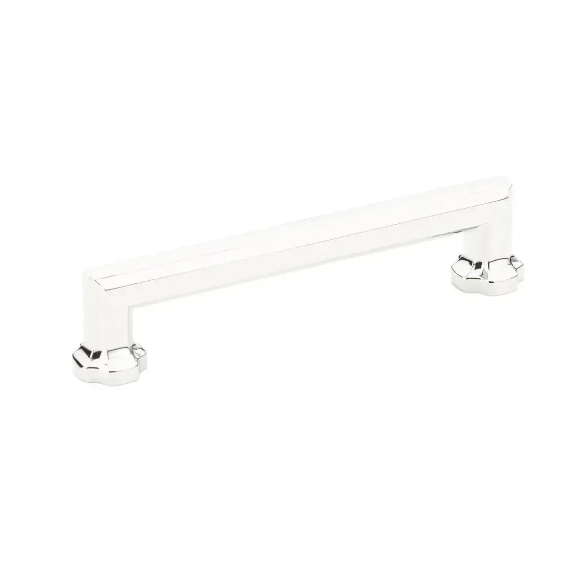 The Schaub Empire Cabinet Pull in Polished Chrome finish.