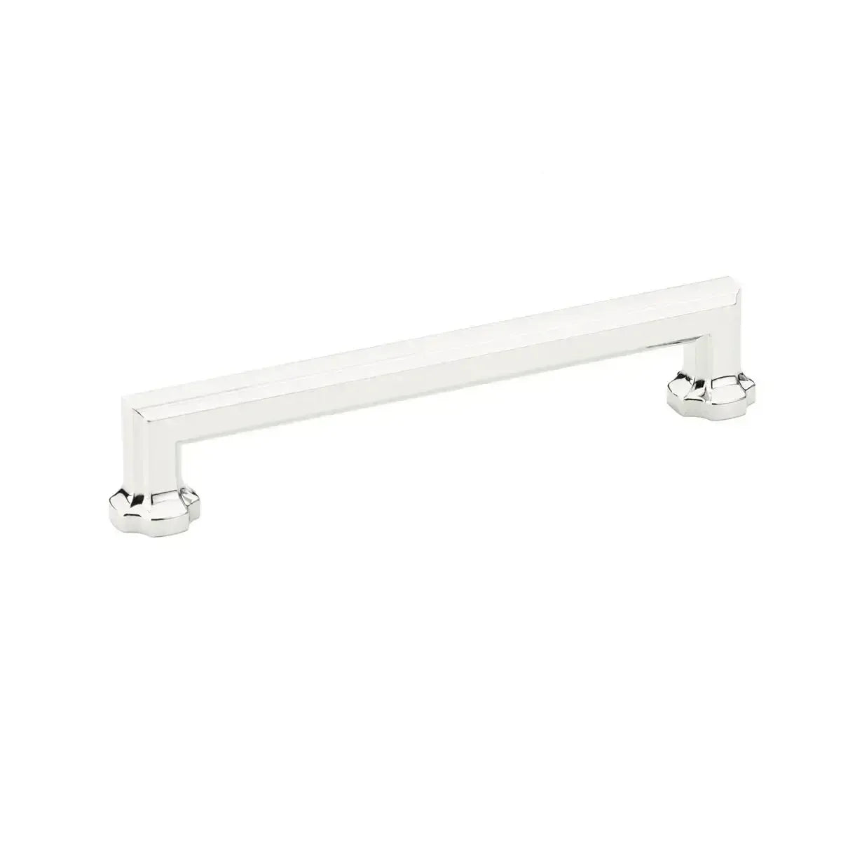 The Schaub Empire Cabinet Pull in Polished Chrome finish.