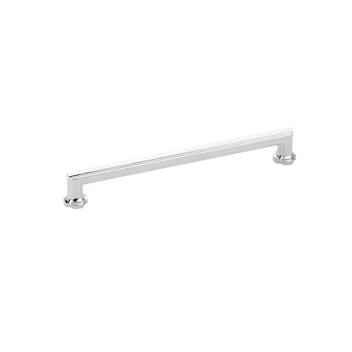 The Schaub Empire Cabinet Pull in Polished Chrome finish.
