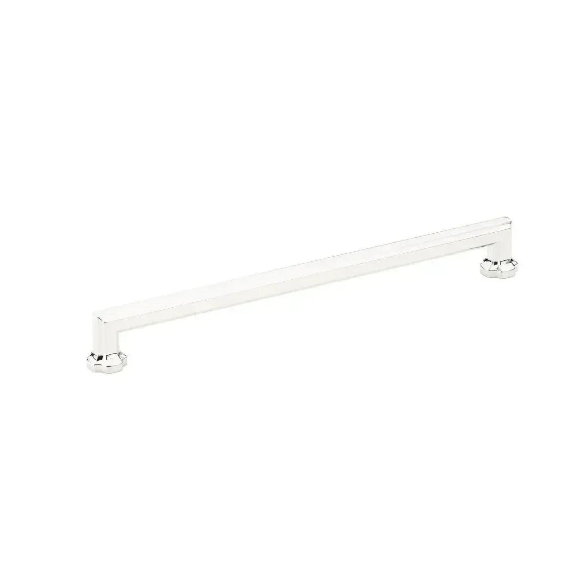 The Schaub Empire Cabinet Pull in Polished Chrome finish.