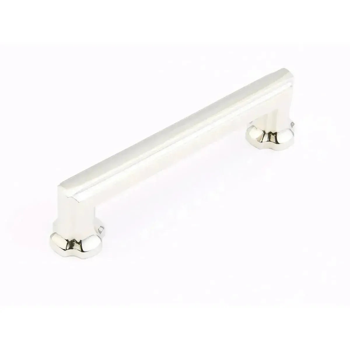 The Schaub Empire Cabinet Pull in Polished Nickel finish.
