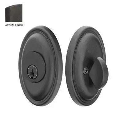 Emtek #14 Tuscany Bronze Keyed Deadbolt in Medium Bronze Patina finish