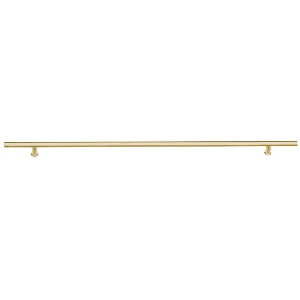 Emtek 36" Round Door Pull in Satin Brass Stainless Steel finish