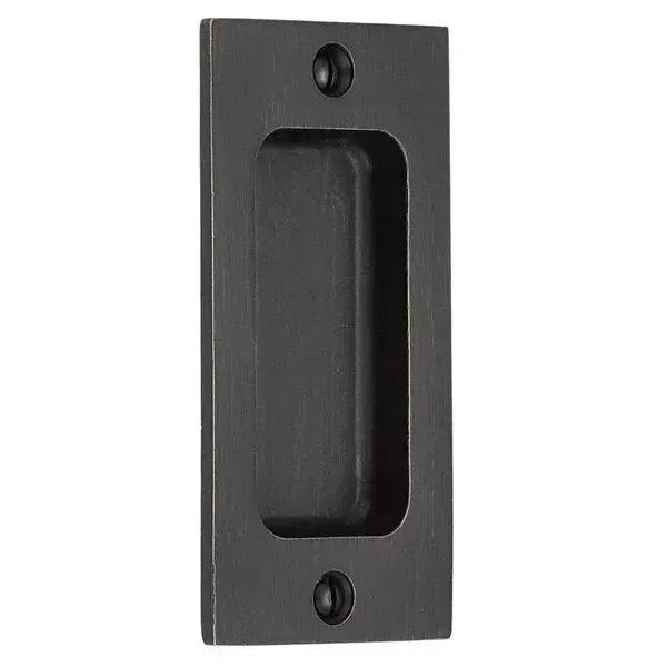 EmtekEmtek 4" Rustic Modern Rectangular Flush Pull in 