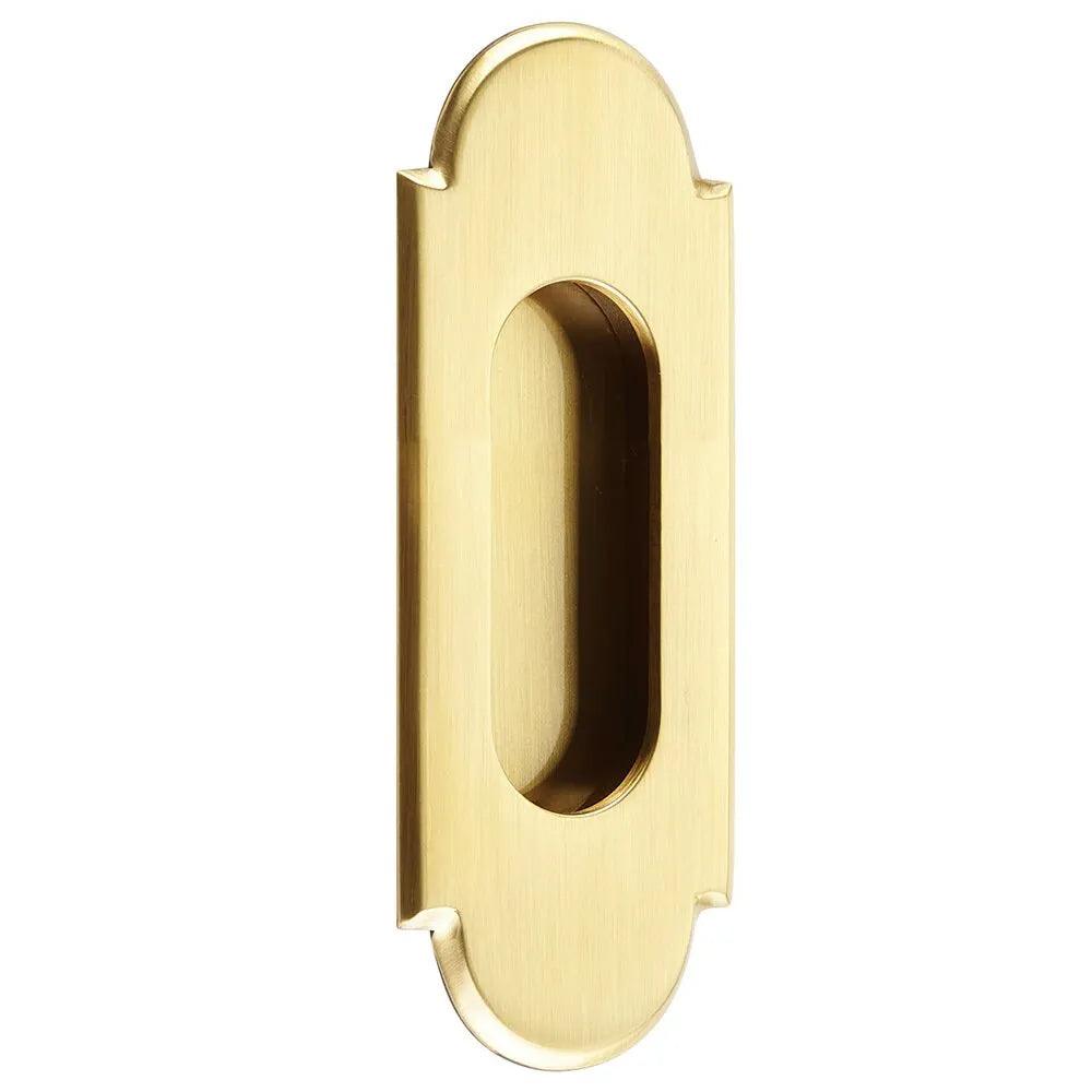 Emtek 5" #8 Flush Pull in French Antique finish