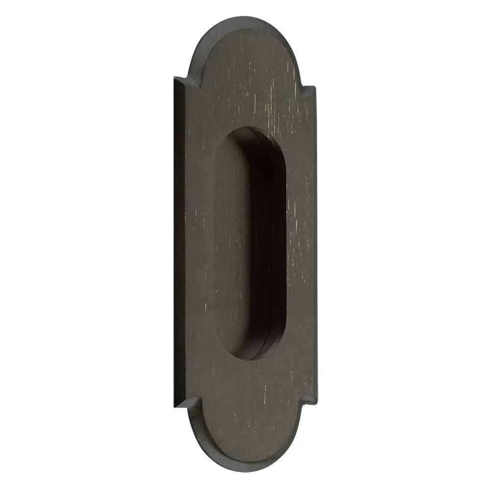 Emtek 5" #8 Flush Pull in Medium Bronze Patina finish