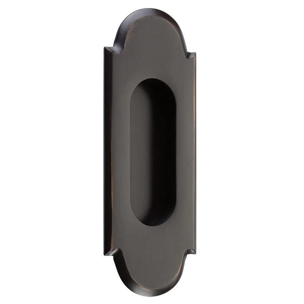 Emtek 5" #8 Flush Pull in Oil Rubbed Bronze finish
