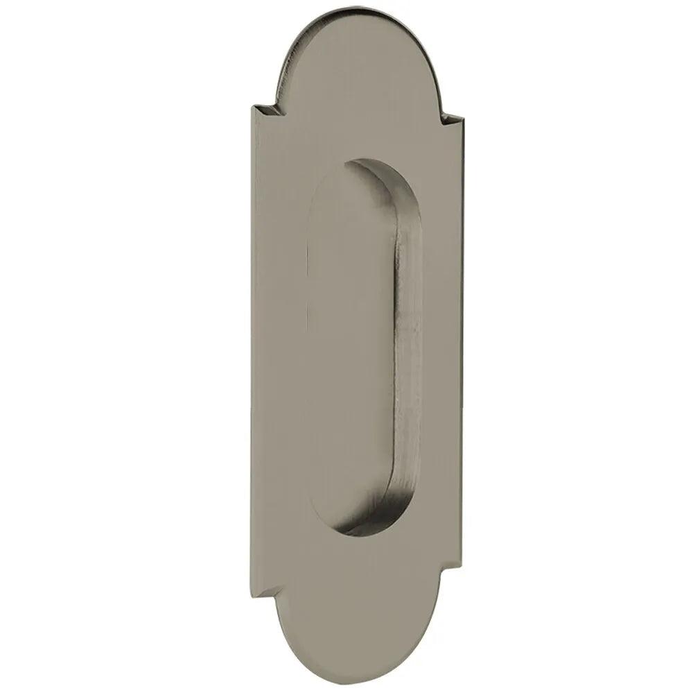 Emtek 5" #8 Flush Pull in Pewter finish