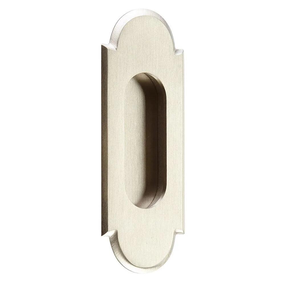 Emtek 5" #8 Flush Pull in Satin Nickel finish