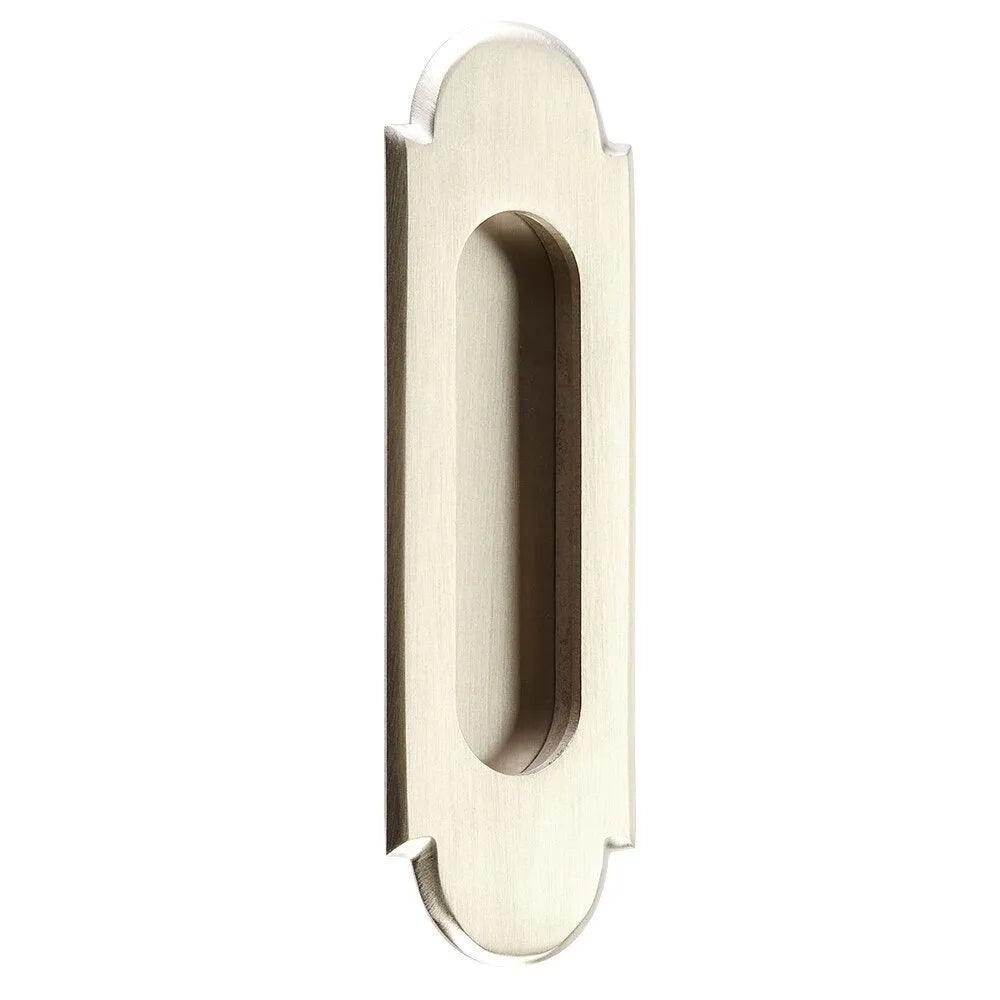 Emtek 6" #8 Flush Pull in Satin Nickel finish