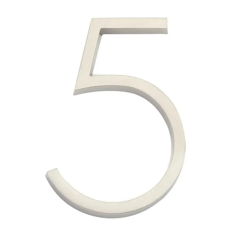 EmtekEmtek 7" Modern House Number, No. 5 in 