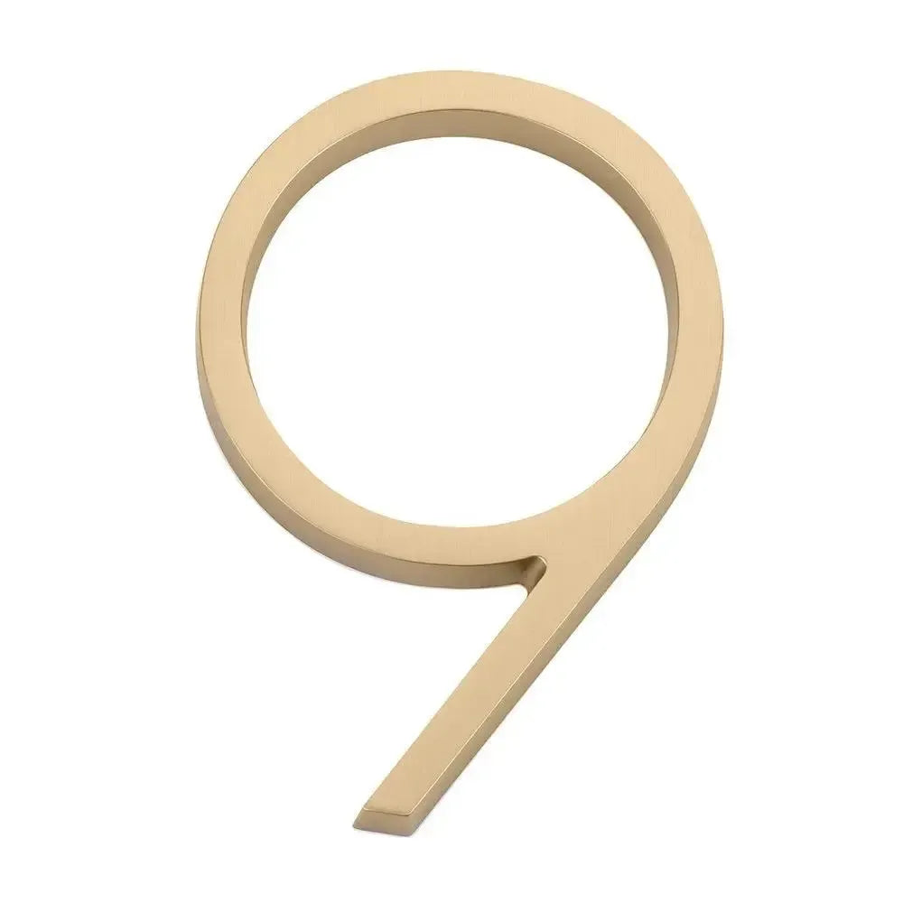 EmtekEmtek 7" Modern House Number, No. 9 in 