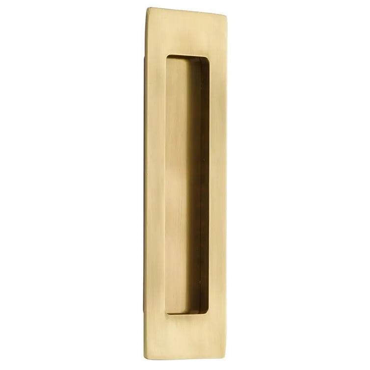 Emtek 7" Modern Rectangular Flush Pull French Antique