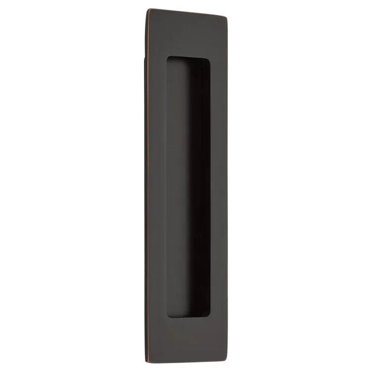 Emtek 7" Modern Rectangular Flush Pull Oil Rubbed Bronze