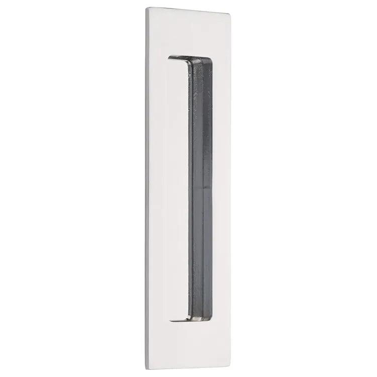 Emtek 7" Modern Rectangular Flush Pull Polished Chrome