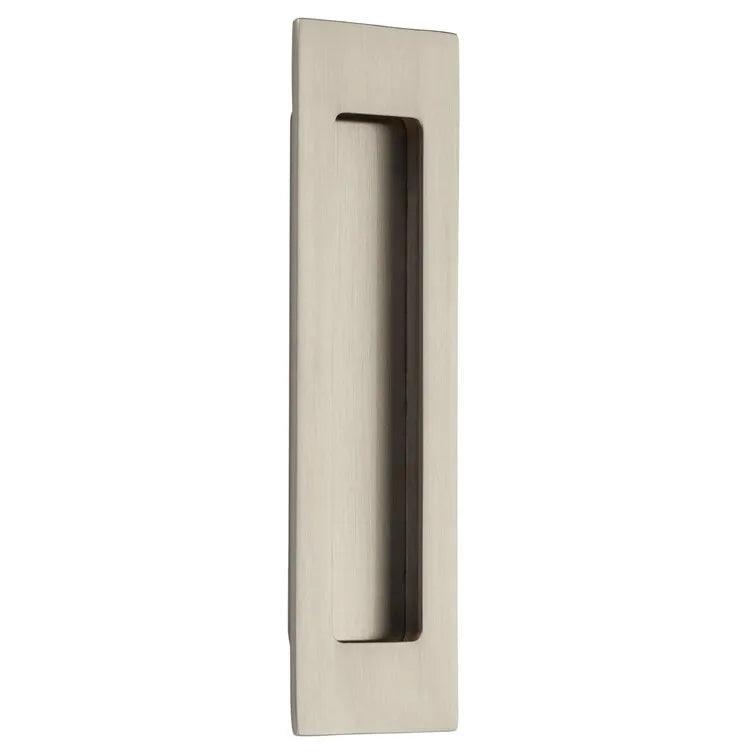 Emtek 7" Modern Rectangular Flush Pull Satin Nickel