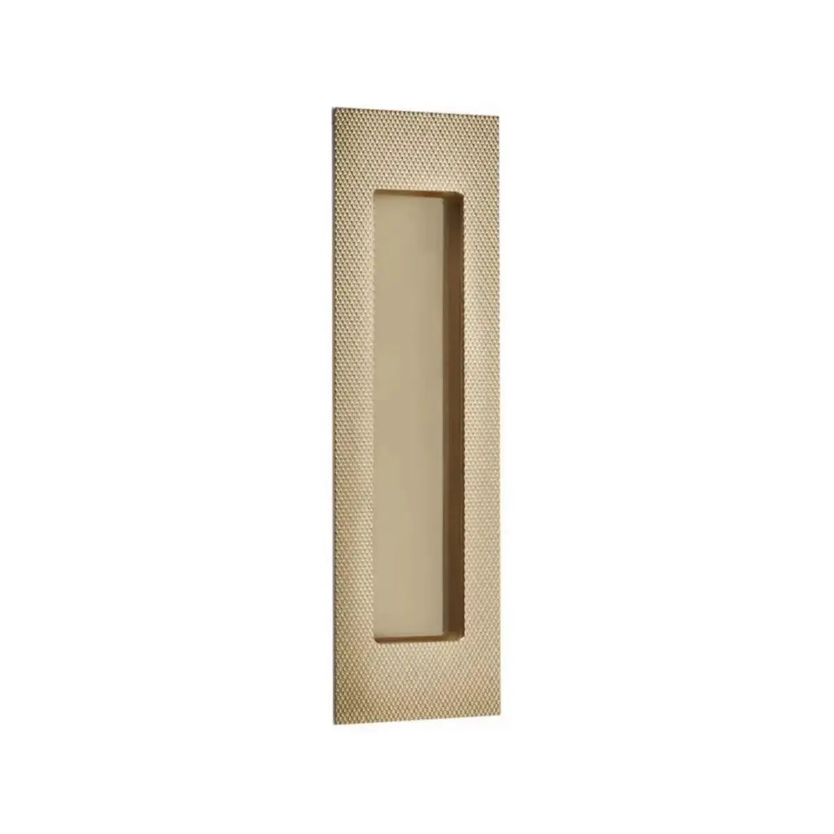 EmtekEmtek 7" Modern Rectangular Knurled Flush Pull with Plain Pocket in 