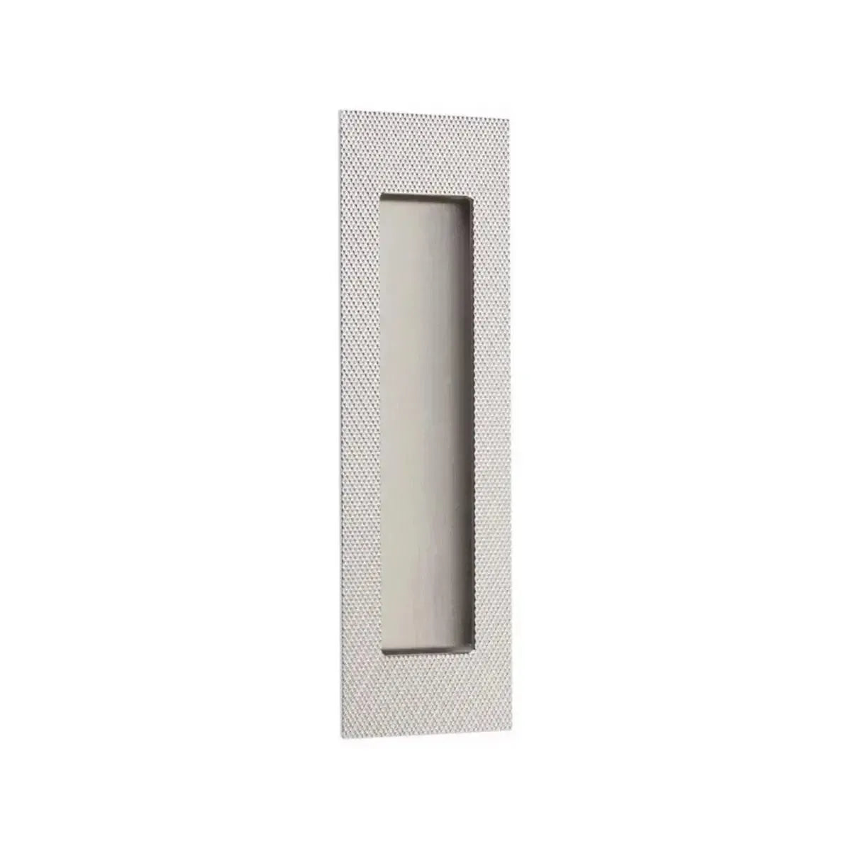 EmtekEmtek 7" Modern Rectangular Knurled Flush Pull with Plain Pocket in 