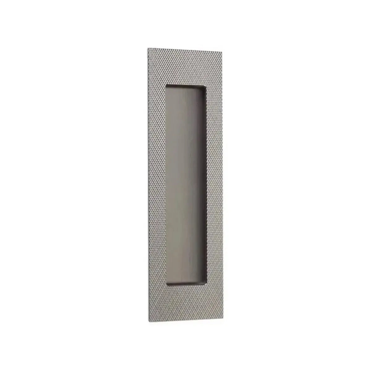 EmtekEmtek 7" Modern Rectangular Knurled Flush Pull with Plain Pocket in 