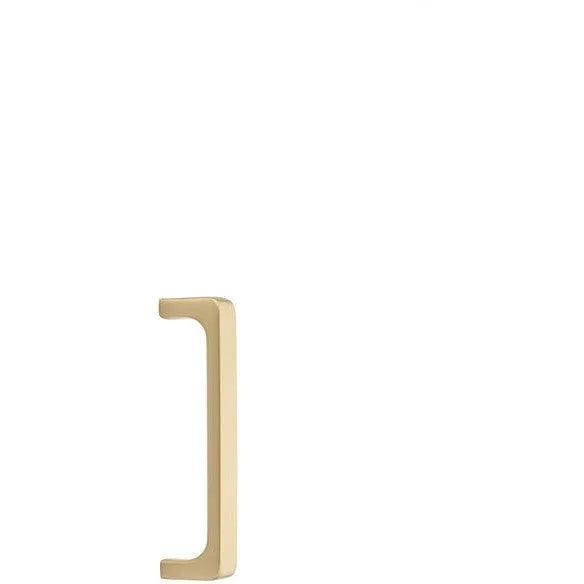 The Emtek 8" Baden Door Pull in Satin Brass finish