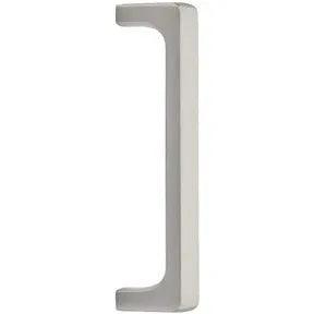 The Emtek 8" Baden Door Pull in Satin Nickel finish