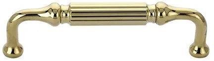 The Emtek 8" Knoxville Door Pull in Polished Brass finish