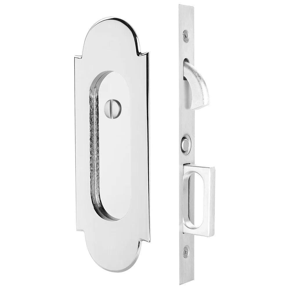 Emtek #8 Pocket Door Mortise Lock in Polished Chrome finish