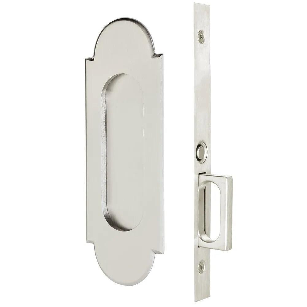 Emtek #8 Pocket Door Mortise Lock in Satin Nickel finish