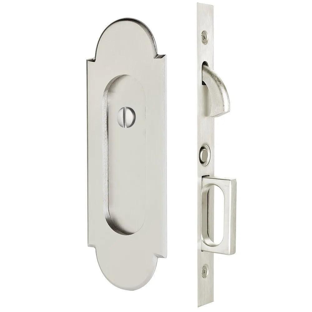 Emtek #8 Pocket Door Mortise Lock in Satin Nickel finish