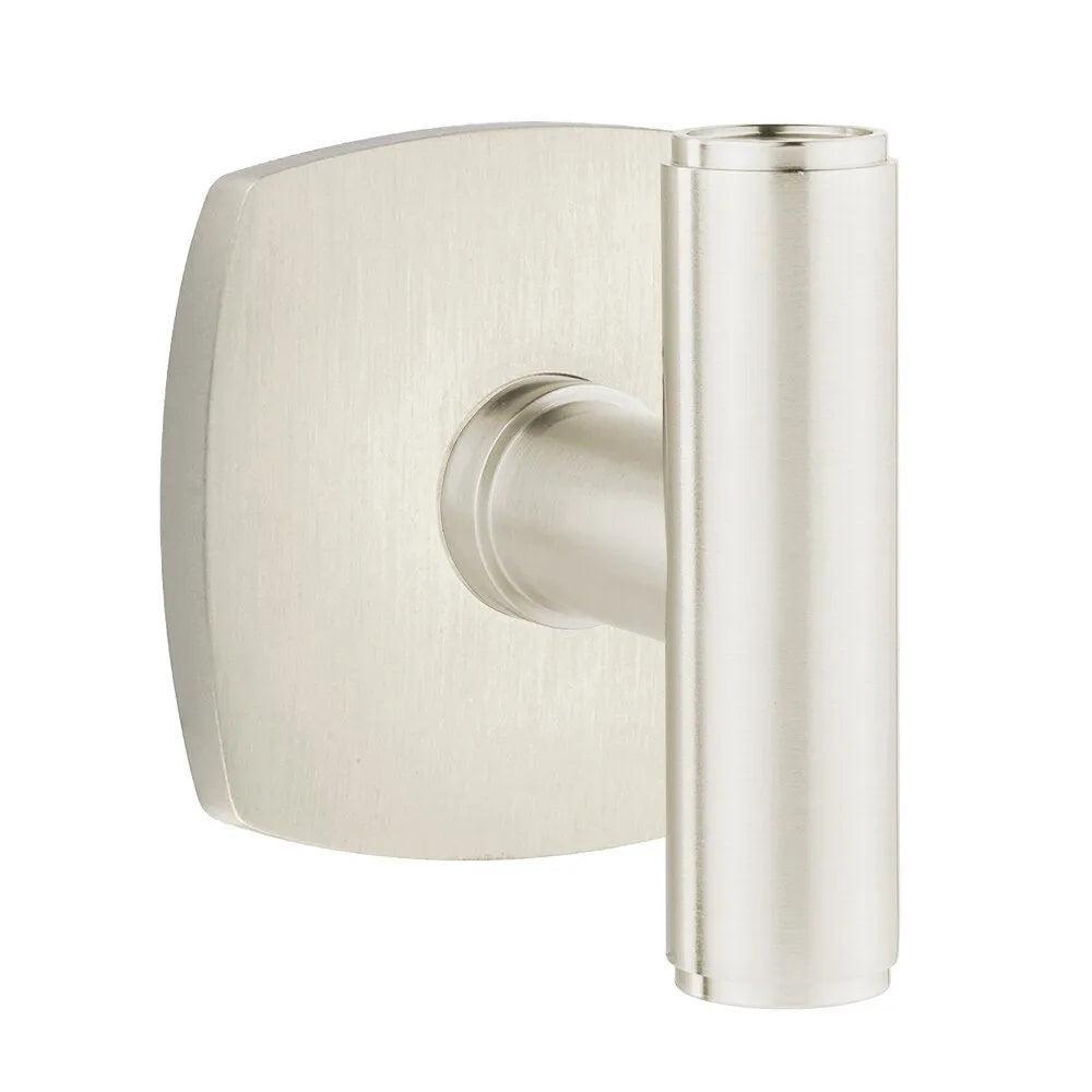 Emtek Ace Knob with Urban Modern Rosette in Satin Nickel finish
