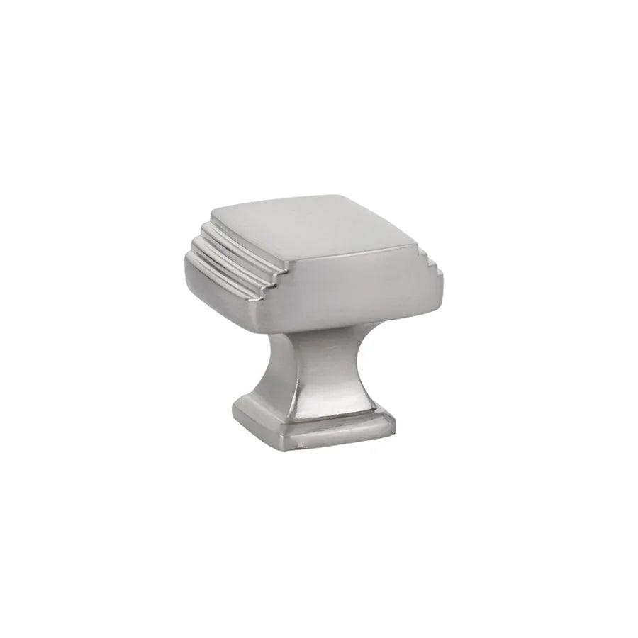 Emtek Art Deco Cabinet Knob Satin Nickel