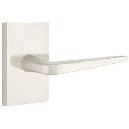 Emtek Athena Lever With Modern Rectangular Rosette Satin Nickel