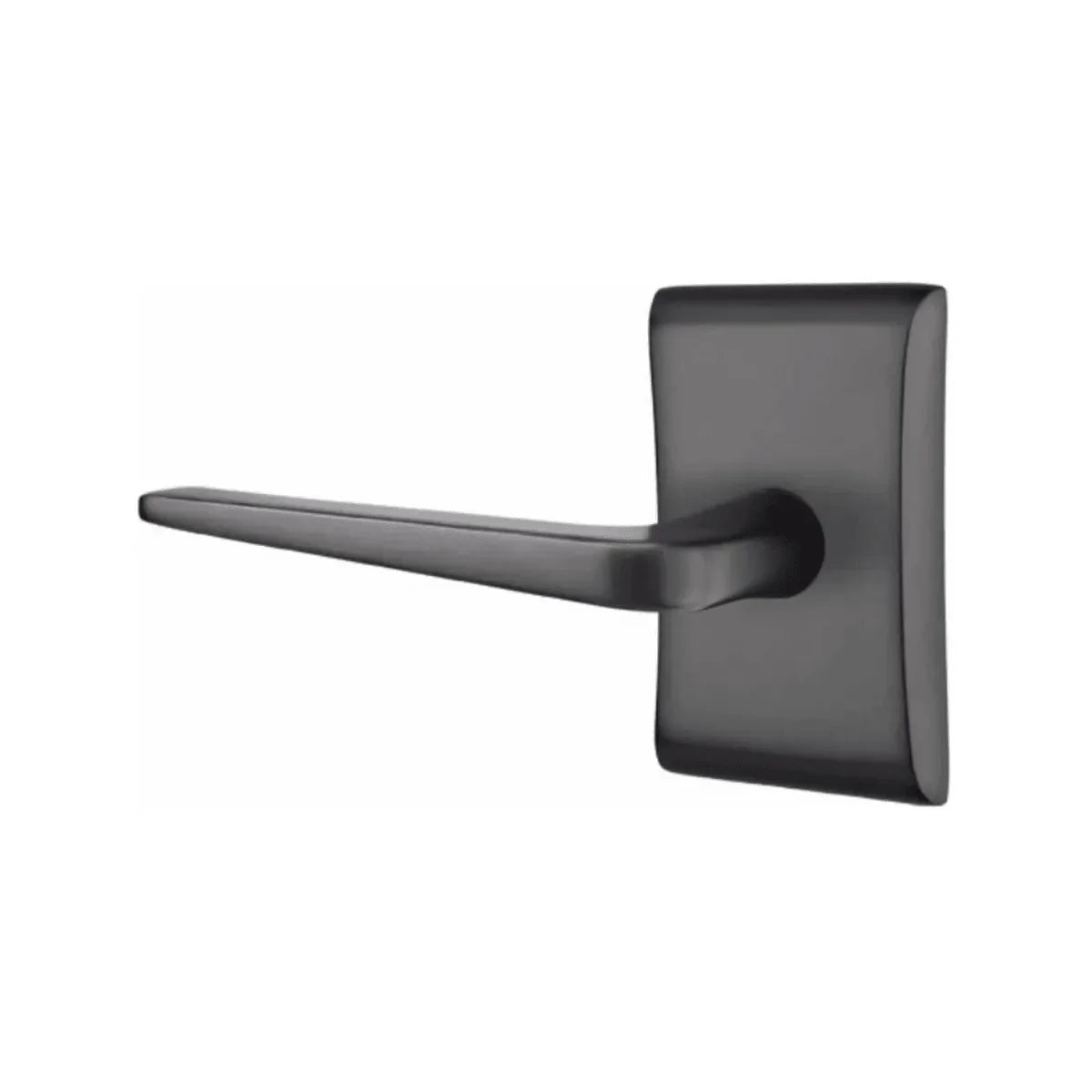 Emtek Athena Lever With Neos Rosette Flat Black