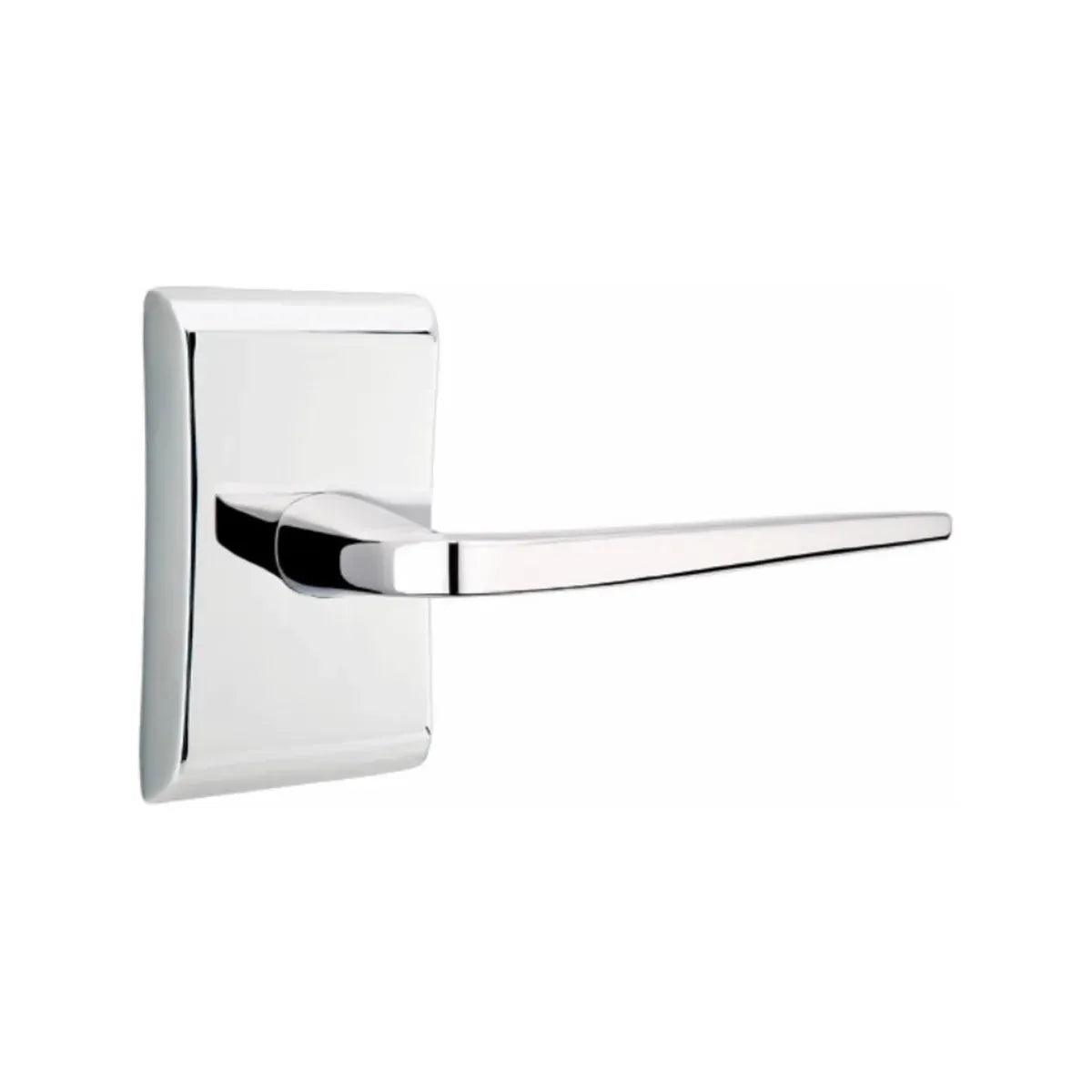Emtek Athena Lever With Neos Rosette Polished Chrome