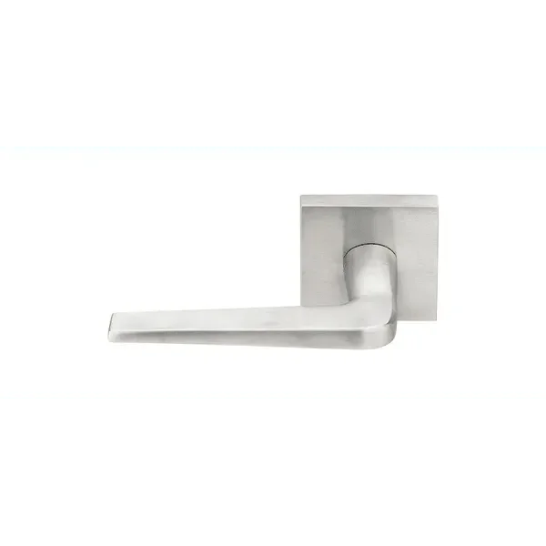 Emtek Athena Lever With Square Rosette Brushed Stainless Steel
