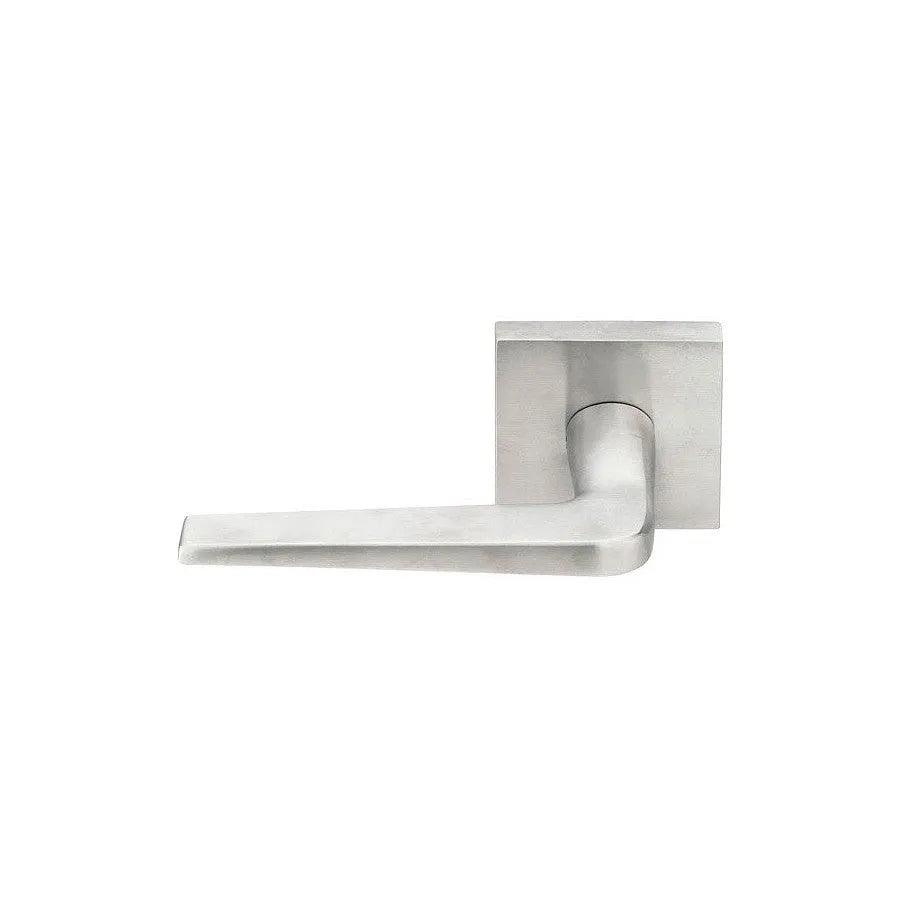 Emtek Athena Lever With Square Rosette Brushed Stainless Steel