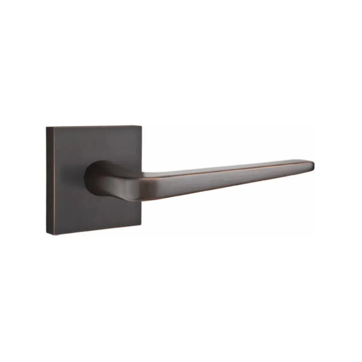 Emtek Athena Lever With Square Rosette Oil Rubbed Bronze