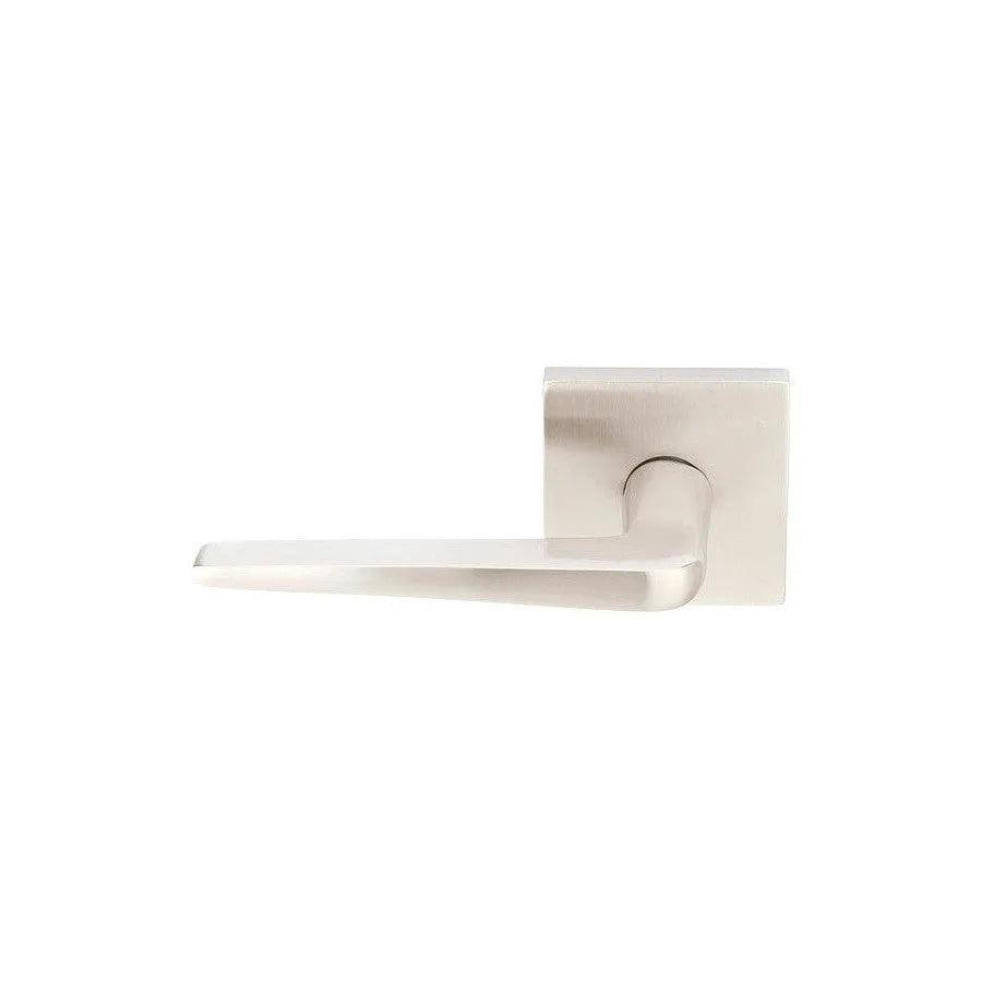 Emtek Athena Lever With Square Rosette Satin Nickel