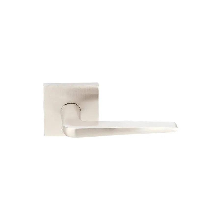 Emtek Athena Lever With Square Rosette Satin Nickel