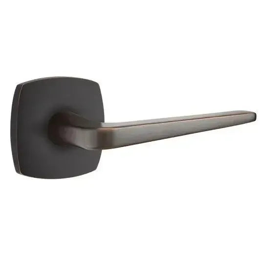 Emtek Athena Lever With Urban Modern Rosette Oil Rubbed Bronze