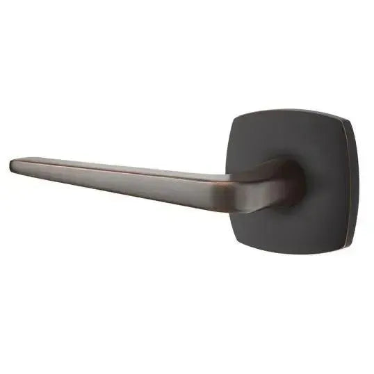 Emtek Athena Lever With Urban Modern Rosette Oil Rubbed Bronze