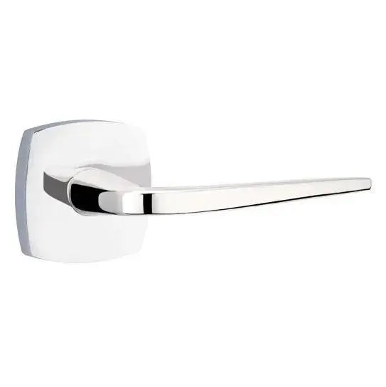 Emtek Athena Lever With Urban Modern Rosette Polished Chrome