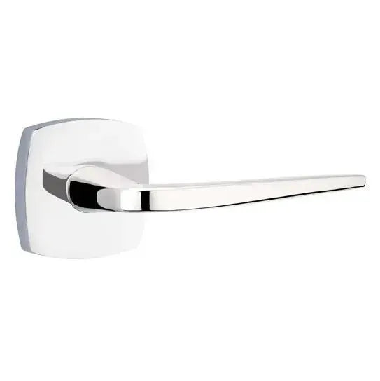 Emtek Athena Lever With Urban Modern Rosette Polished Chrome