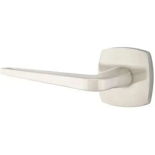 Emtek Athena Lever With Urban Modern Rosette Satin Nickel