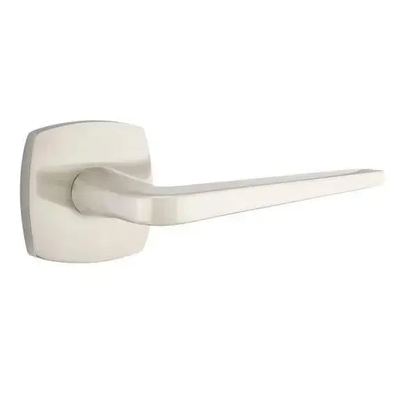 Emtek Athena Lever With Urban Modern Rosette Satin Nickel