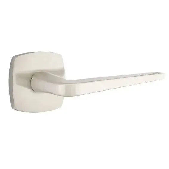 Emtek Athena Lever With Urban Modern Rosette Satin Nickel