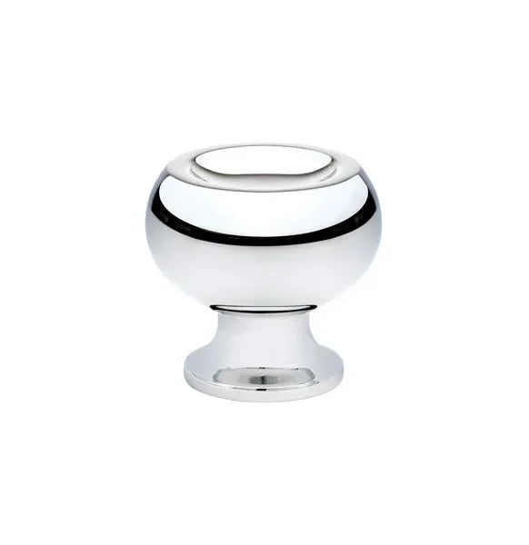 The Emtek Atomic Cabinet Knob, 1 5/8" in Polished Chrome finish
