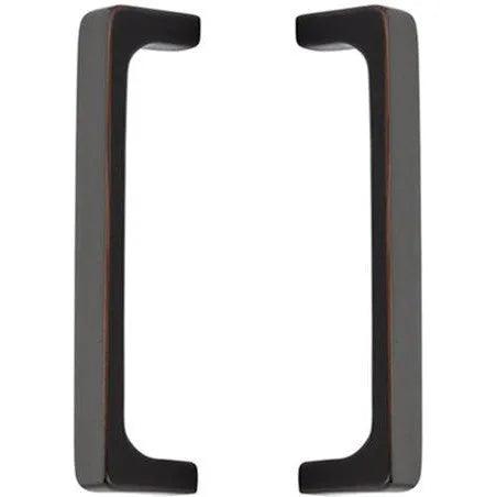 Emtek Back to Back 8" Brisbane Door Pull in Oil Rubbed Bronze finish