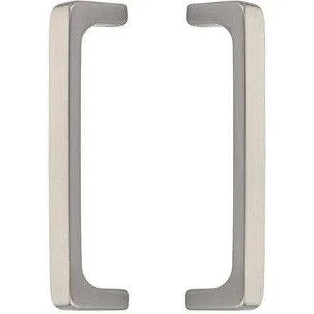 Emtek Back to Back 8" Brisbane Door Pull in Satin Nickel finish